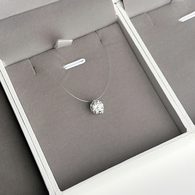 Angel Heart Moissanite Women’s Necklace