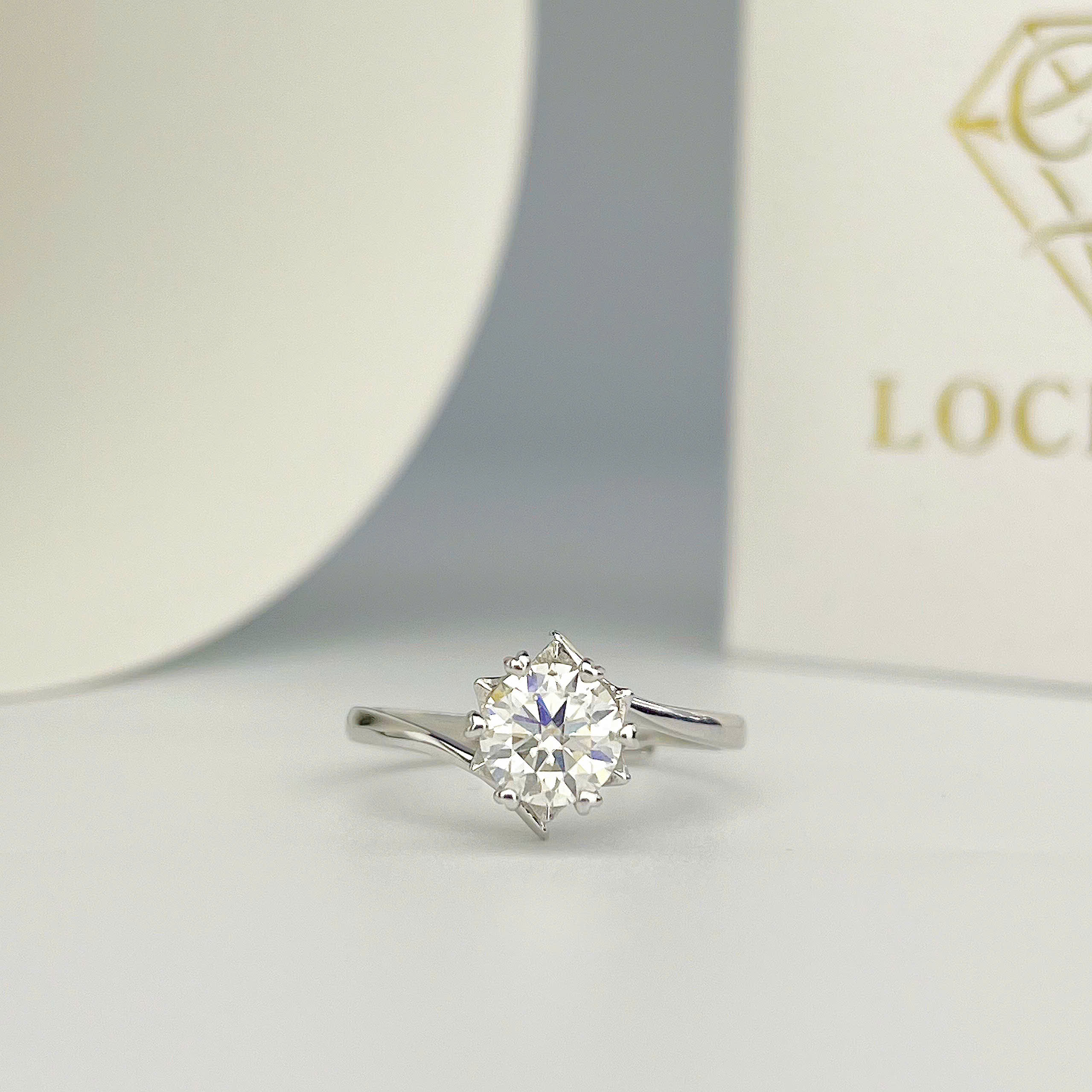 Stylized Snowflake 925 Silver Ring