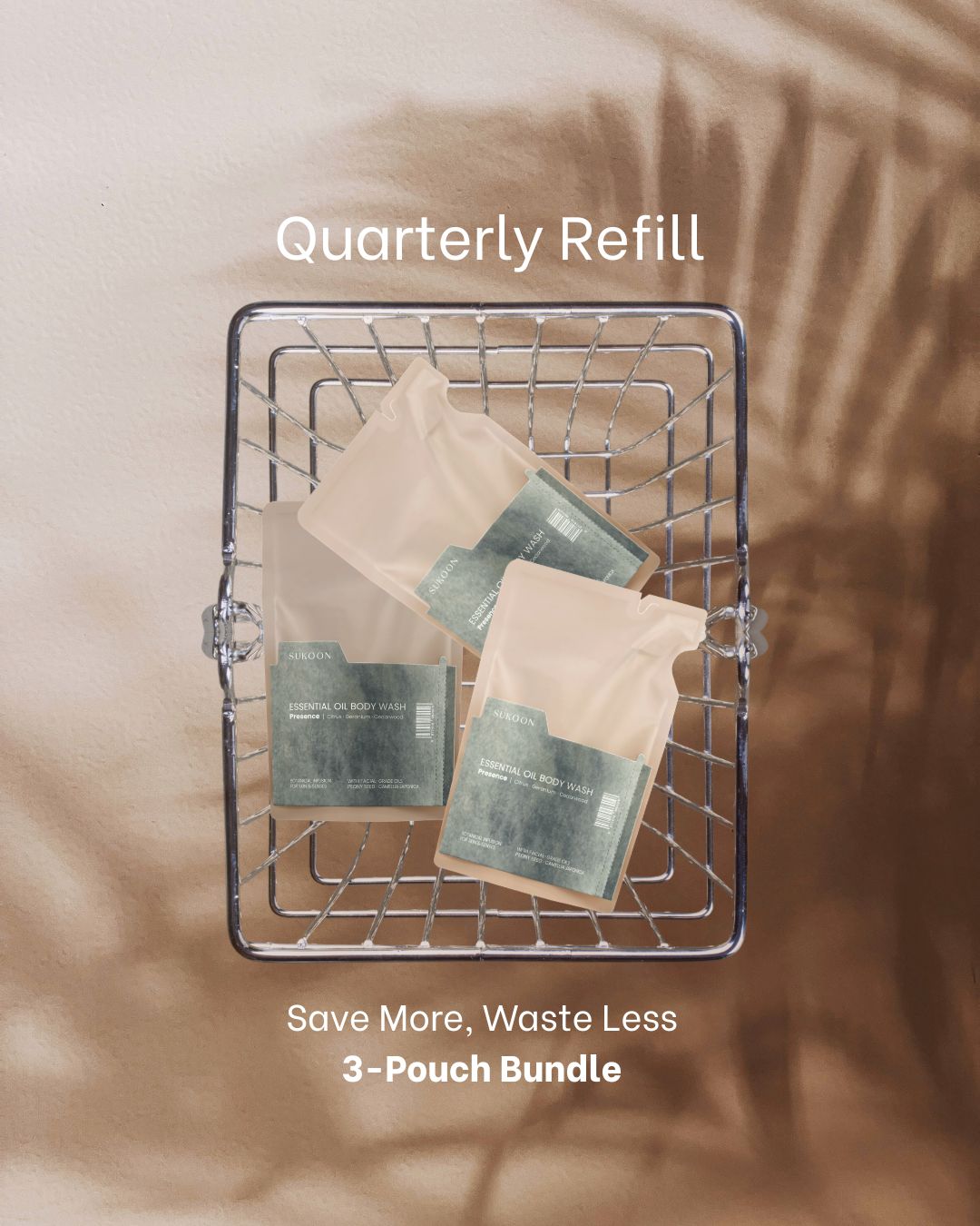 Quarterly Refill (3 Pouch Bundle)