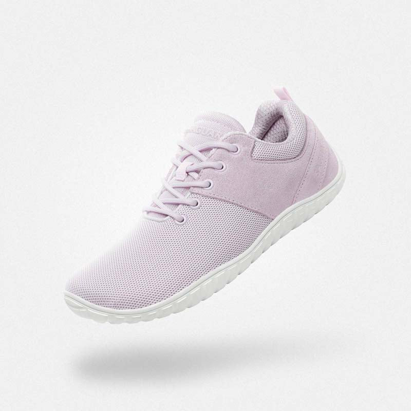 ウィッシュⅠ ユニセックス カジュアルシューズ（パープル）。個性的なパープルカラーで、シンプルなコーディネートを引き立てるお出かけ用スニーカー。