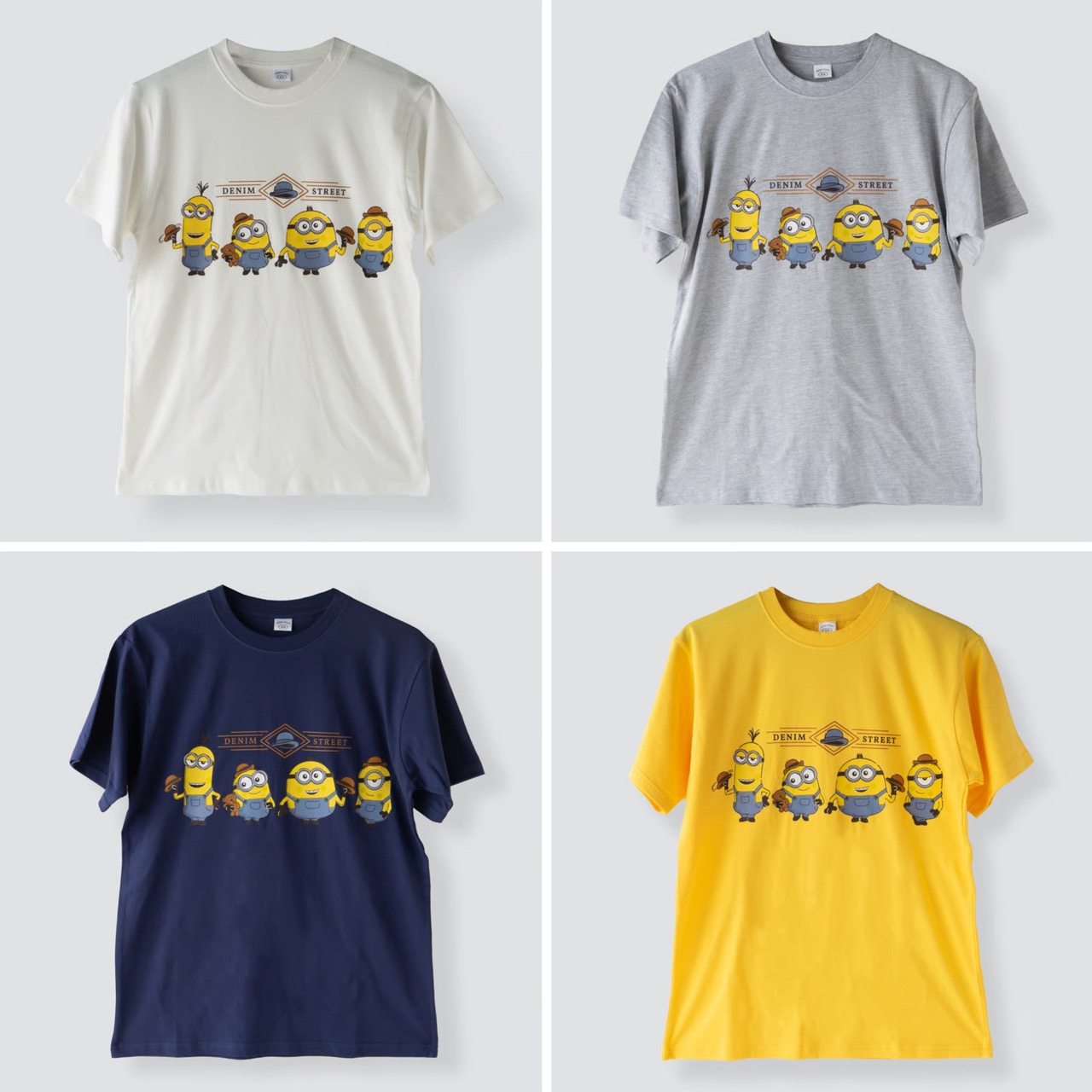 [Order Now] MINIONS in DENIM STREET T-shirt (Adult)