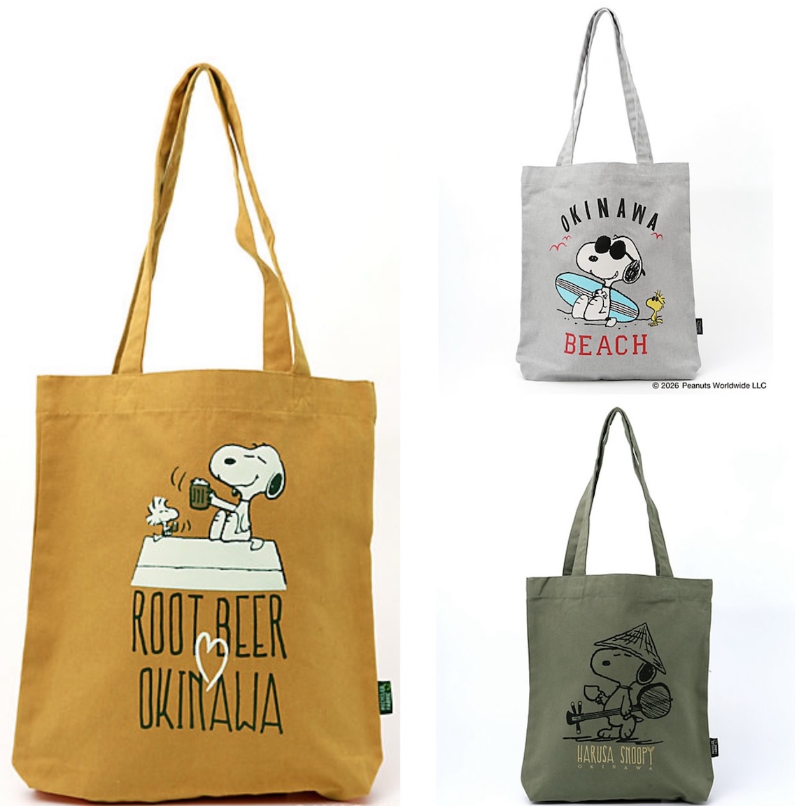 【預訂｜8月】Snoopy in Ginza 銀座展 2026 - Snoopy x HABUBOX Tote Bag