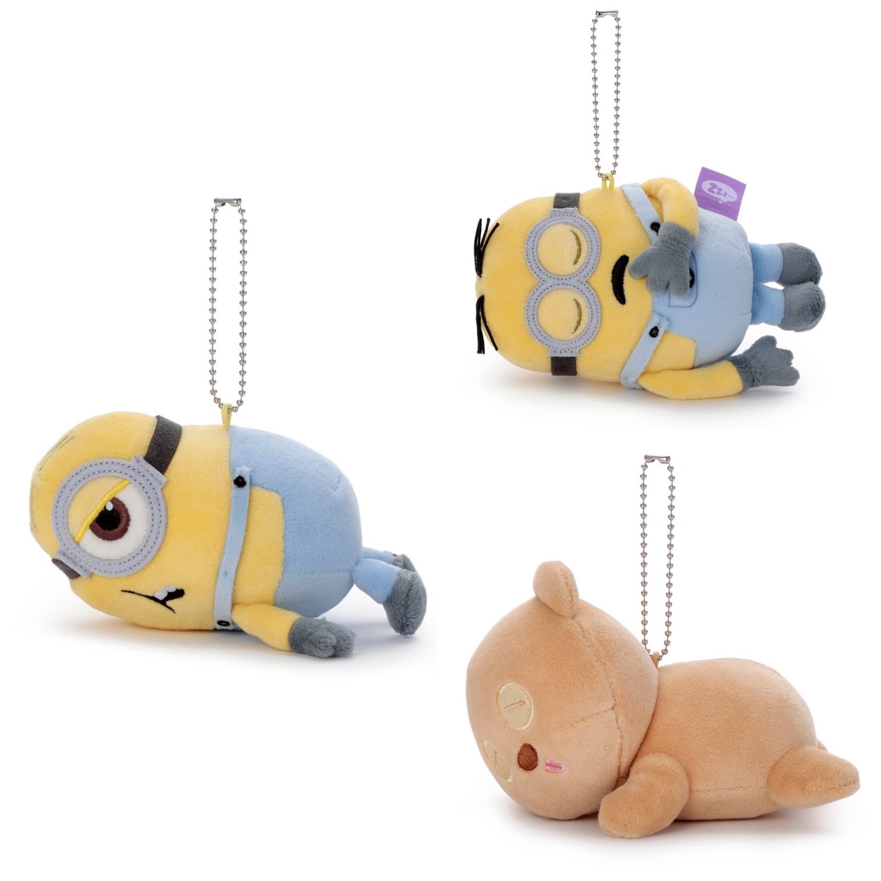 【預訂｜8月】Minions 迷你兵團 小小兵 Suya Suya Friend 睡覺公仔掛飾 