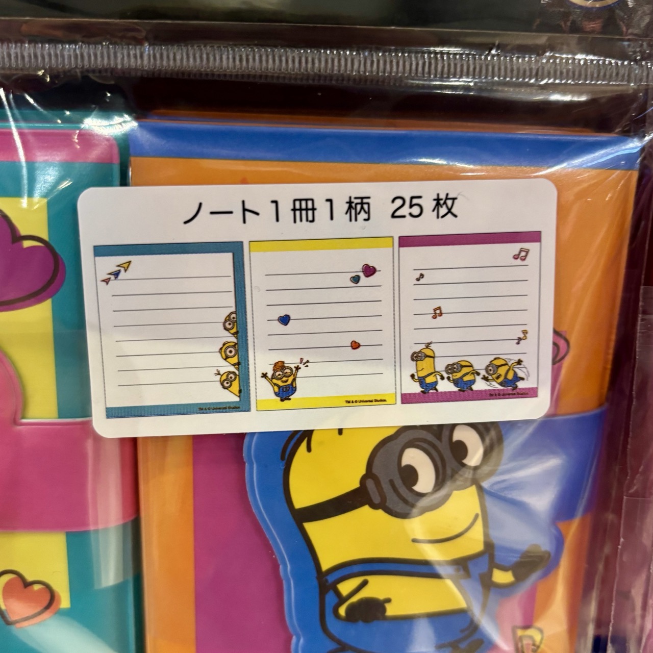 【訂貨】USJ Minions 迷你兵團 小小兵 迷你筆記本 記事簿 3pcs