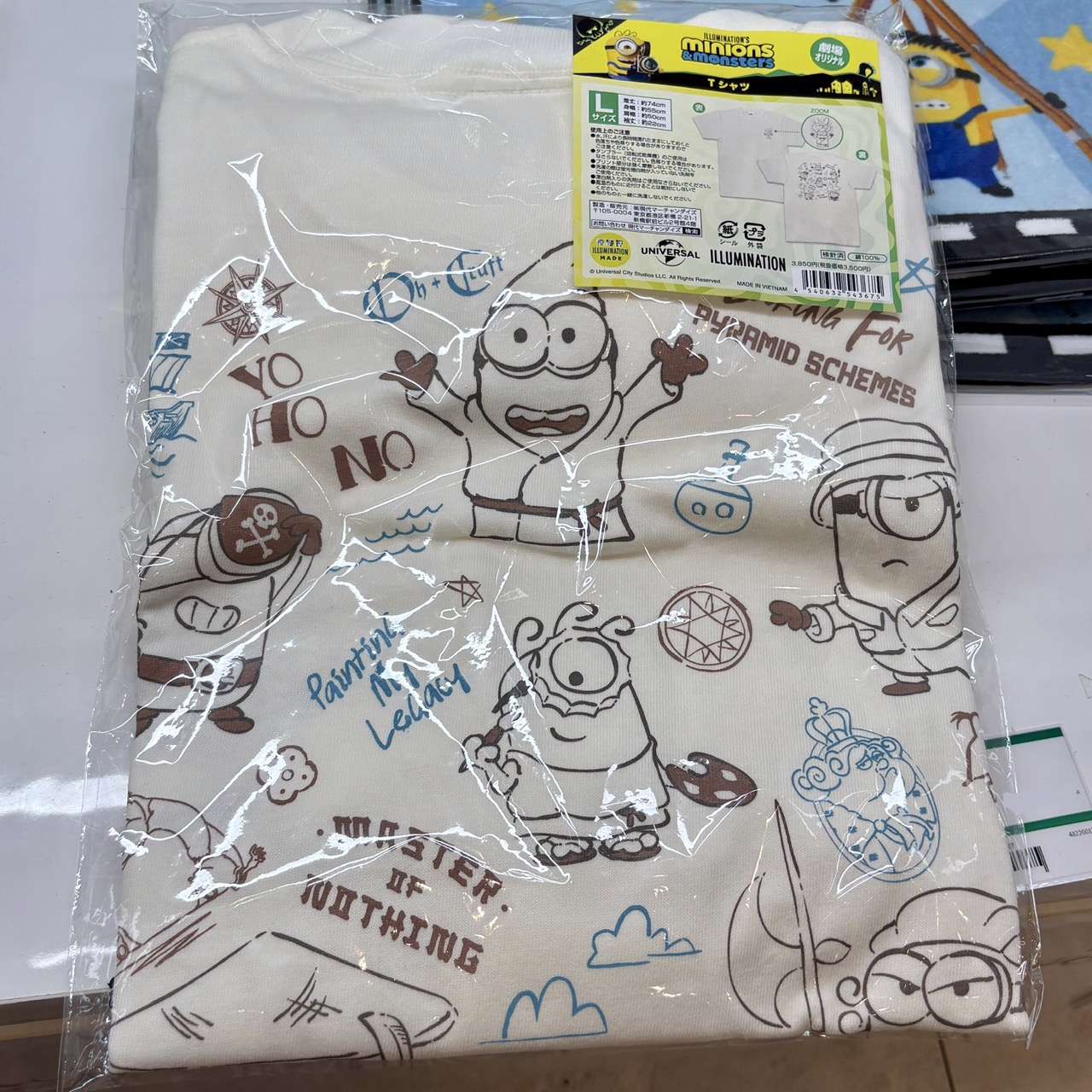 【訂貨】Minions & Monsters 劇場限定商品 - 成人 Tshirt