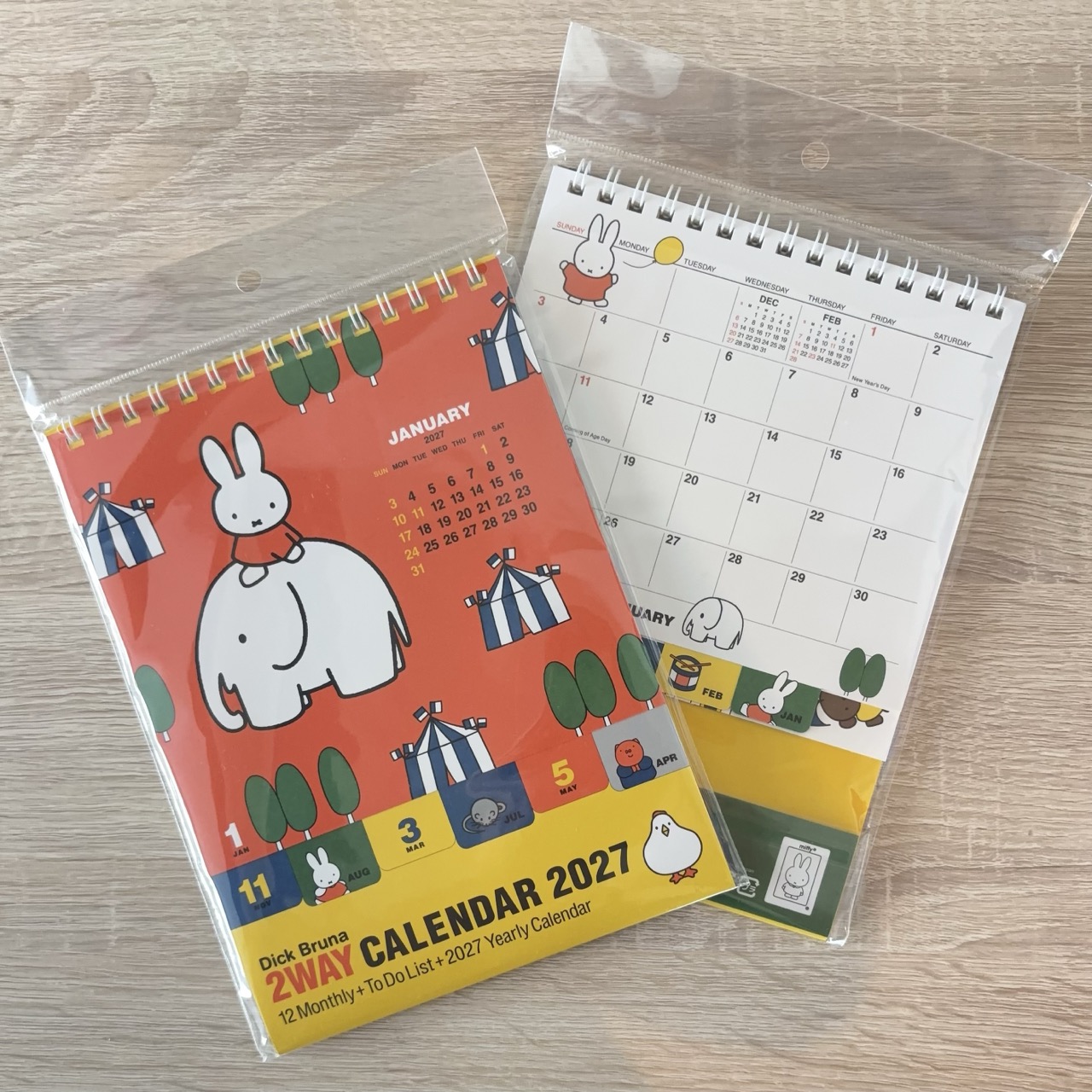 【訂貨】Dick Bruna Miffy 2027 座檯月曆 