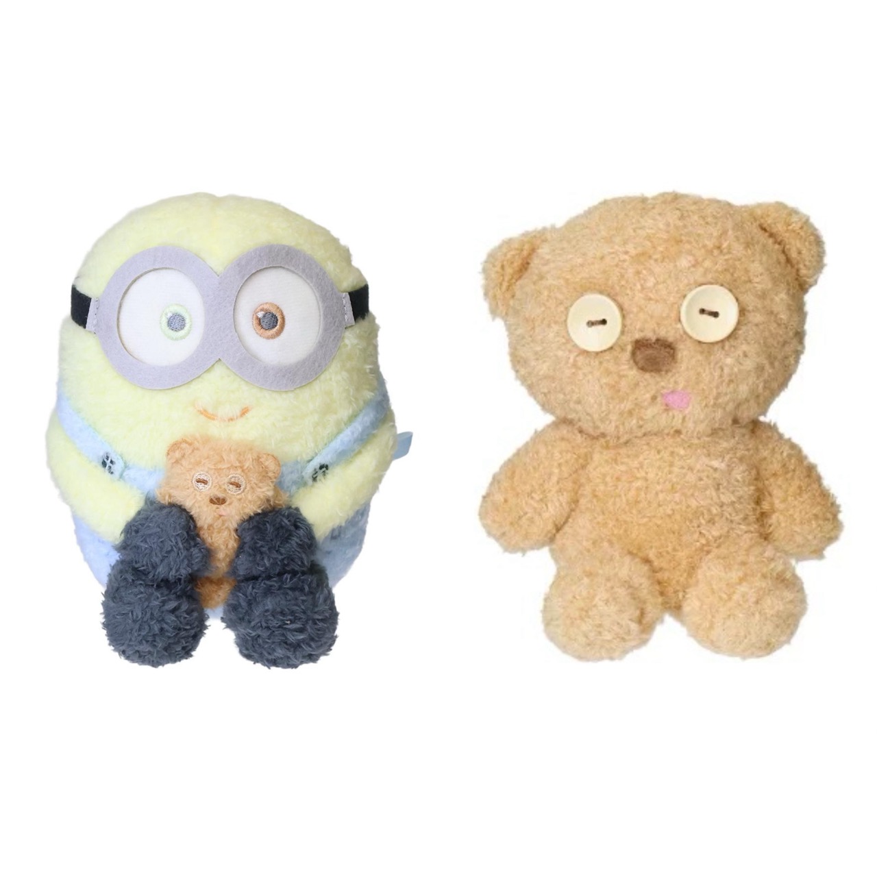 【訂貨】Minions Bob & Tim 坐姿毛公仔 絨毛玩偶