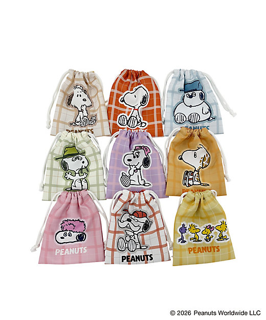 【預訂｜8月】Snoopy in Ginza 銀座展 2026 - PONEYCOMB TOKYO 索繩袋（隨機抽）