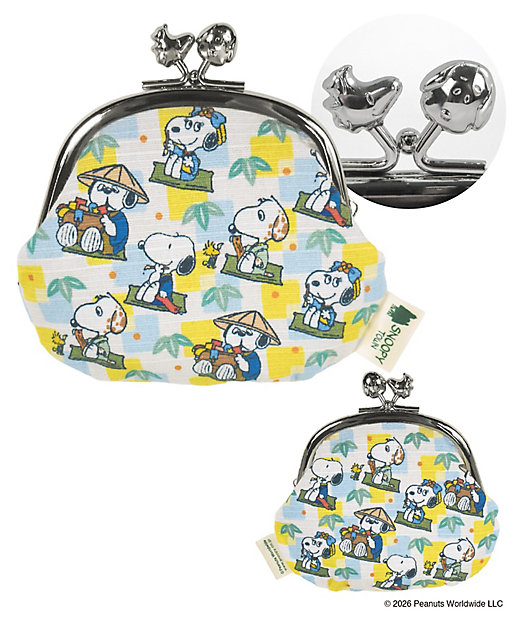 【預訂 | 8月】Snoopy in Ginza 銀座展 2026 和風番頭系列 - 口金包 布袋