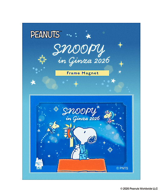 【預訂｜8月】Snoopy in Ginza 銀座展 2026 七夕系列 - 磁石 磁鐵貼