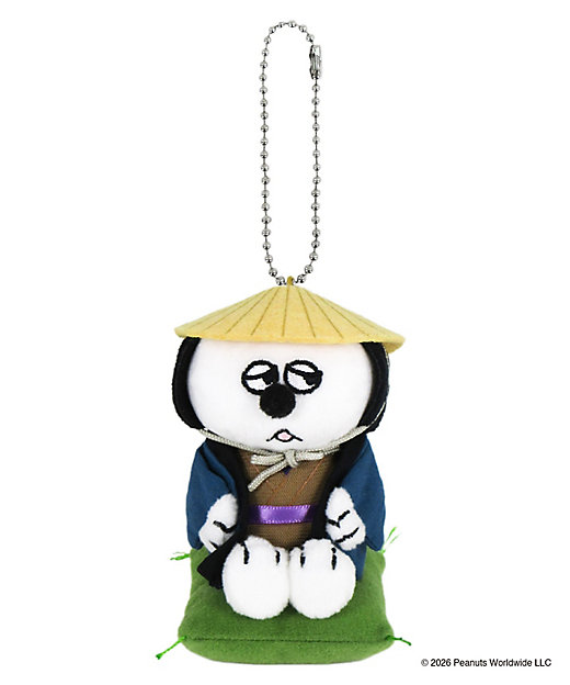 【預訂 | 8月】Snoopy in Ginza 銀座展 2026 和風番頭系列 - Snoopy Belle Olaf 公仔掛飾