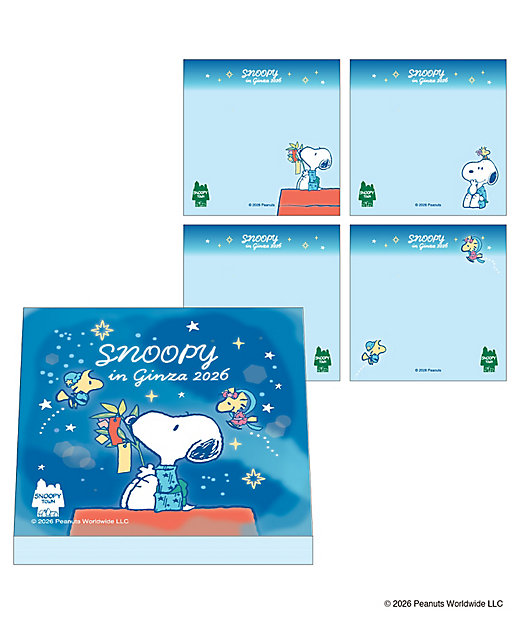【預訂｜8月】Snoopy in Ginza 銀座展 2026 七夕系列 - Memo Block