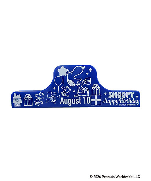 【Pre-order｜Aug】Snoopy in Ginza 2026 Snoopy Birthday - Snack Sealing Clip
