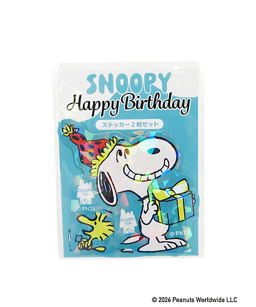 【Pre-order｜Aug】Snoopy in Ginza 2026 Snoopy Birthday - Hologram Stickers 2pcs