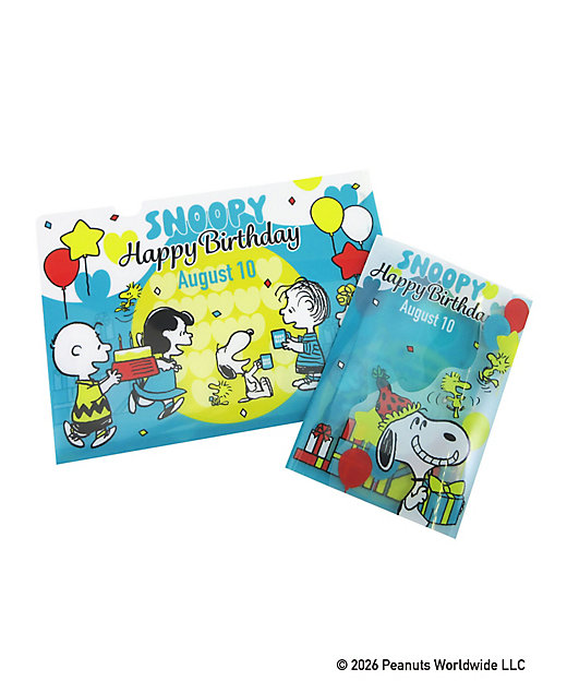 【預訂｜8月】Snoopy in Ginza 銀座展 2026 Snoopy 誕生祭 - A5+A4 File Set 