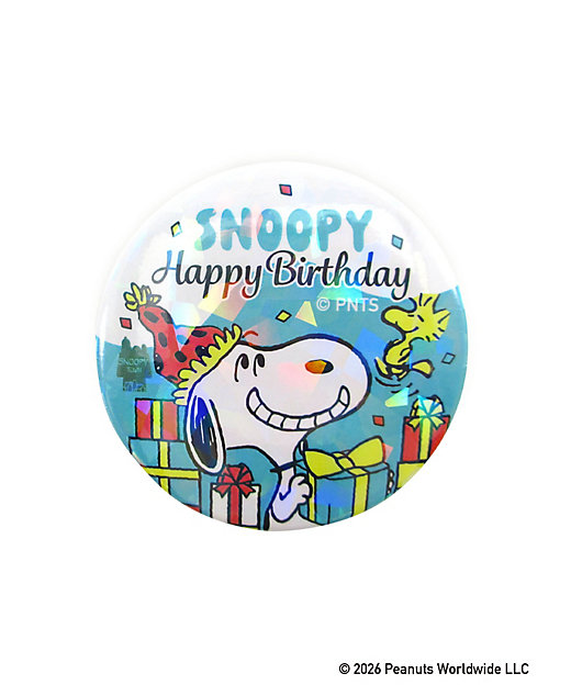 【預訂｜8月】Snoopy in Ginza 銀座展 2026 Snoopy 誕生祭 - 圓形襟章