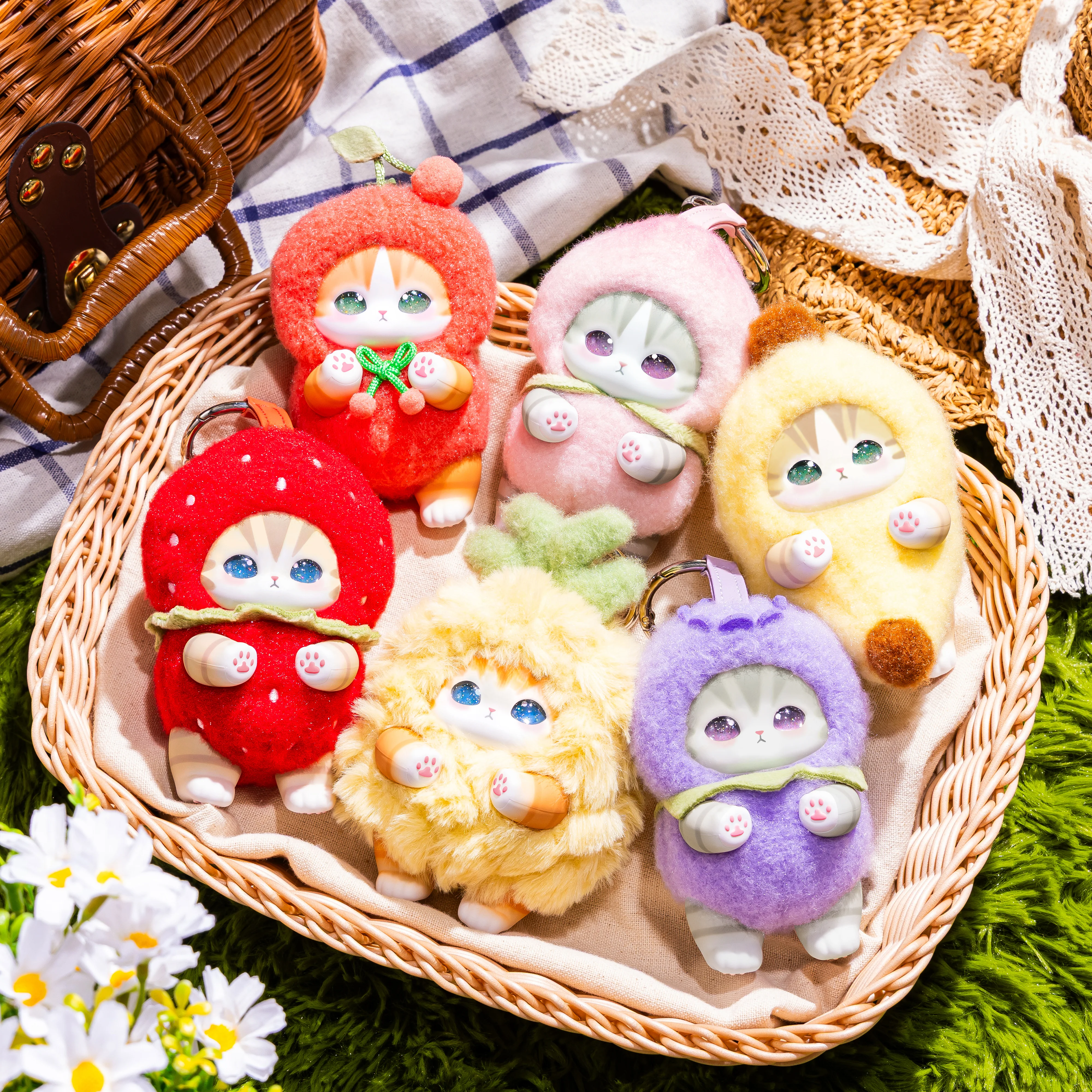 【預訂｜10月】Mofusand Kiramekko Fruity Kittens 水果貓 掛飾公仔 盲盒
