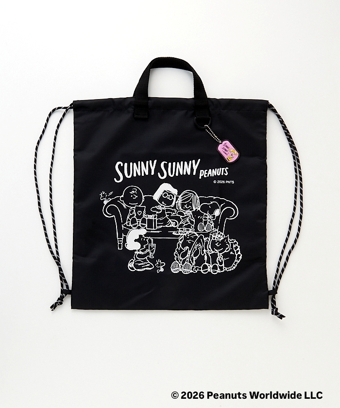 Umeda Snoopy Fest. 2026 Limited Edition - Drawstring Backpack with Small Charm