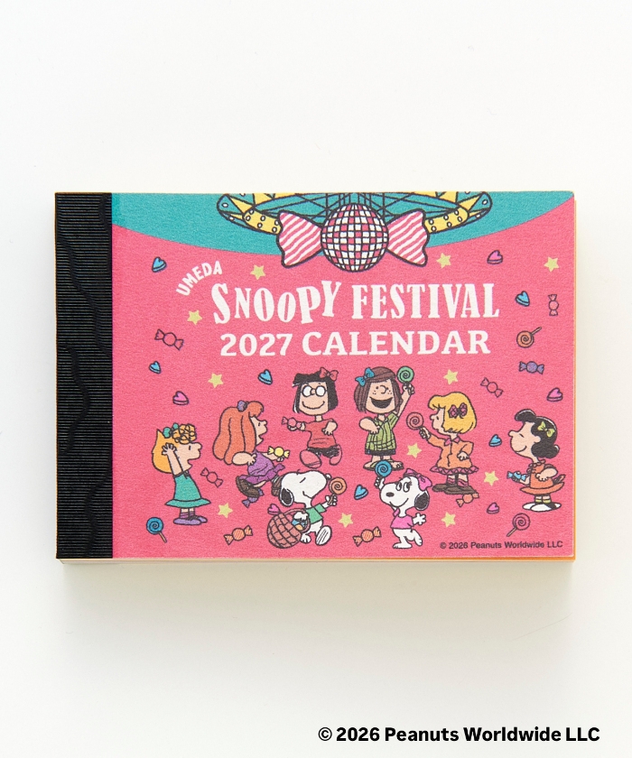 Umeda Snoopy Fest. 2026 Limited Edition - Memo Calendar 2027