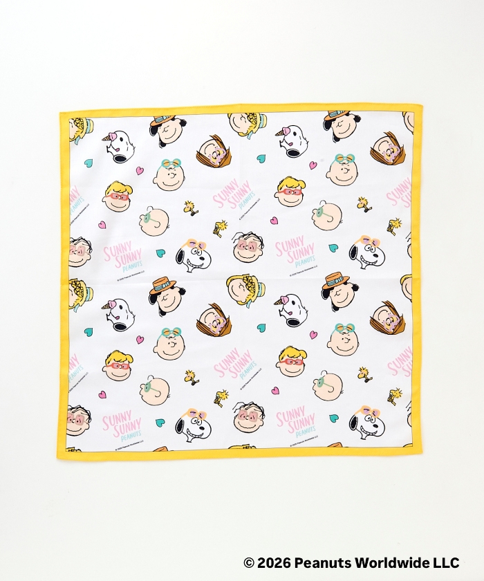 Umeda Snoopy Fest. 2026 Limited Edition - Handkerchief Square Cloth (Yellow)