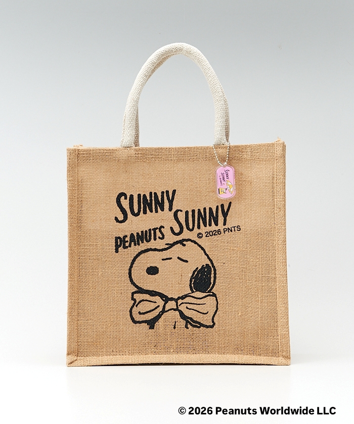 Umeda Snoopy Fest. 2026 Limited Edition - Square Tote Bag with Small Charm