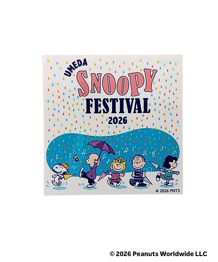 Umeda Snoopy Fest. 2026 Limited Edition - Square Sticker