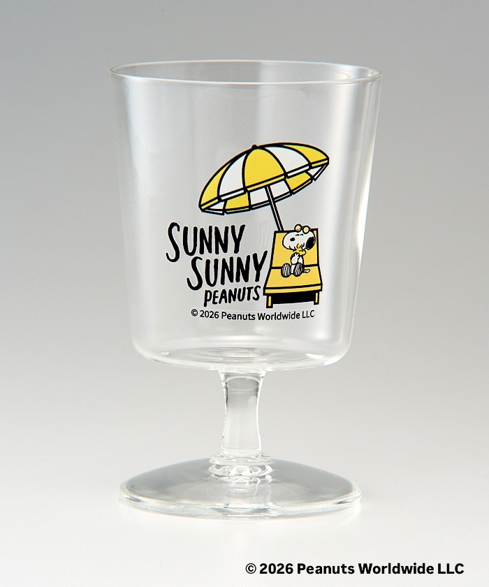 【預訂｜9月】Umeda Snoopy Fest. 2026 阪急展限定 - HARIO x Snoopy 高腳玻璃杯