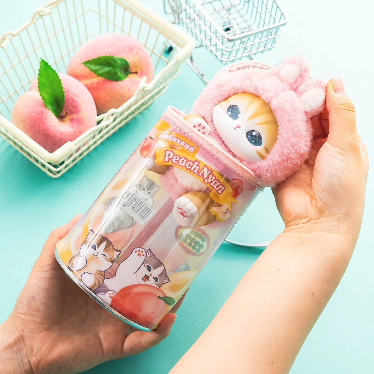 Mofusand Meow Meow MART Transparent Doll Display Bag - Canned