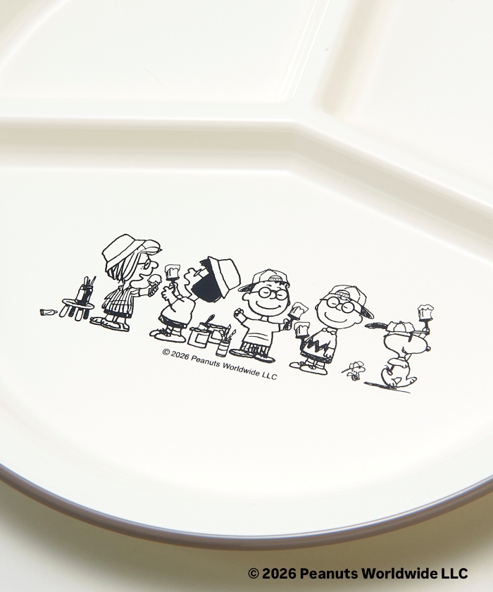 【預訂｜9月】Umeda Snoopy Fest. 2026 阪急展限定 - 圓形分格餐碟