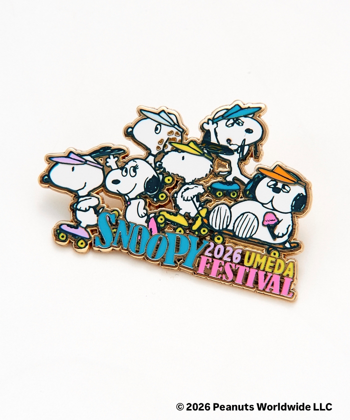 Umeda Snoopy Fest. 2026 Limited Edition - Metal Pin Badge