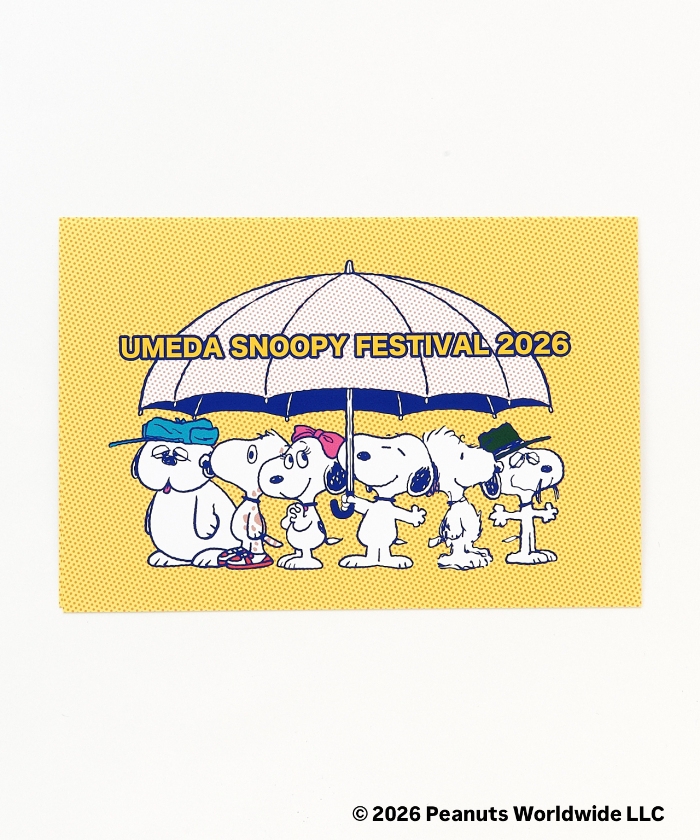 Umeda Snoopy Fest. 2026 Limited Edition - Postcard
