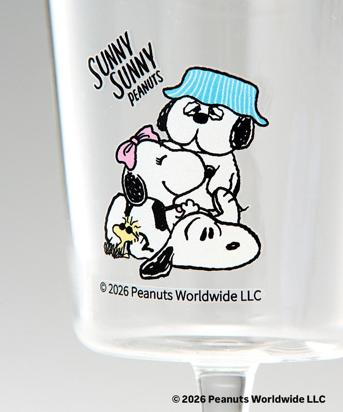【預訂｜9月】Umeda Snoopy Fest. 2026 阪急展限定 - HARIO x Snoopy 高腳玻璃杯