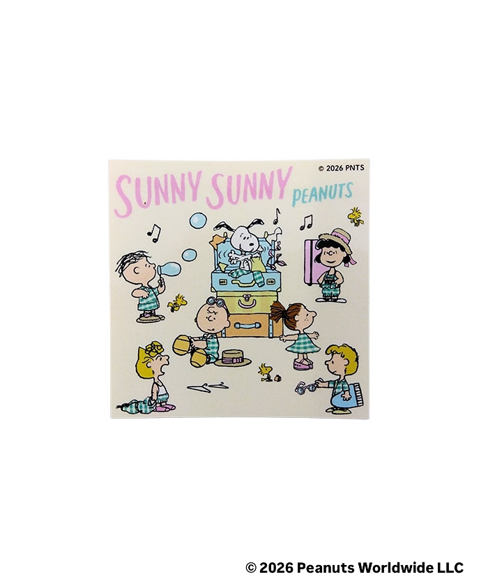 【預訂｜9月】Umeda Snoopy Fest. 阪急展 2026 - 會場限定（正方形 貼紙）