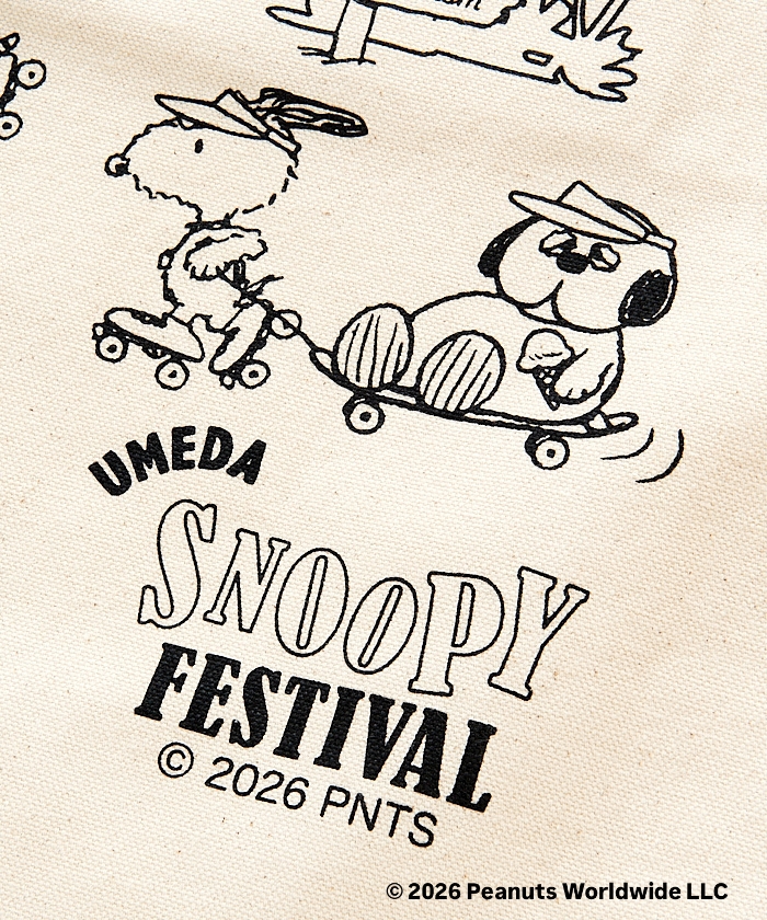 【預訂｜9月】Umeda Snoopy Fest. 2026 阪急展限定 - Tote Bag 布袋 