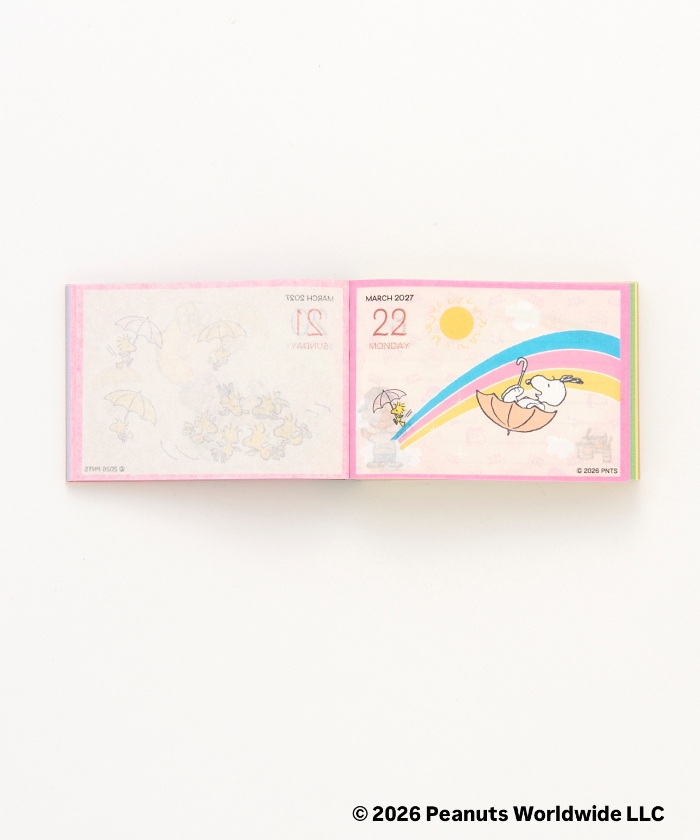Umeda Snoopy Fest. 2026 Limited Edition - Memo Calendar 2027