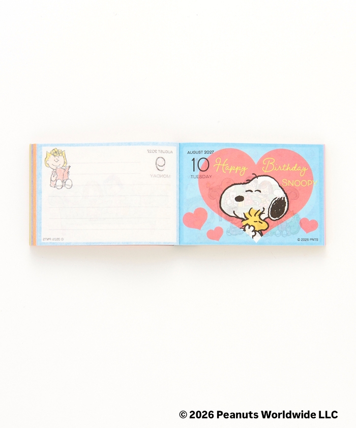 Umeda Snoopy Fest. 2026 Limited Edition - Memo Calendar 2027