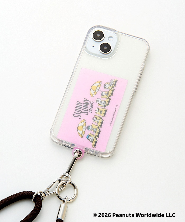 【預訂｜9月】Umeda Snoopy Fest. 2026 阪急展限定 -  macaroni edge x Snoopy 手機掛繩連貼片