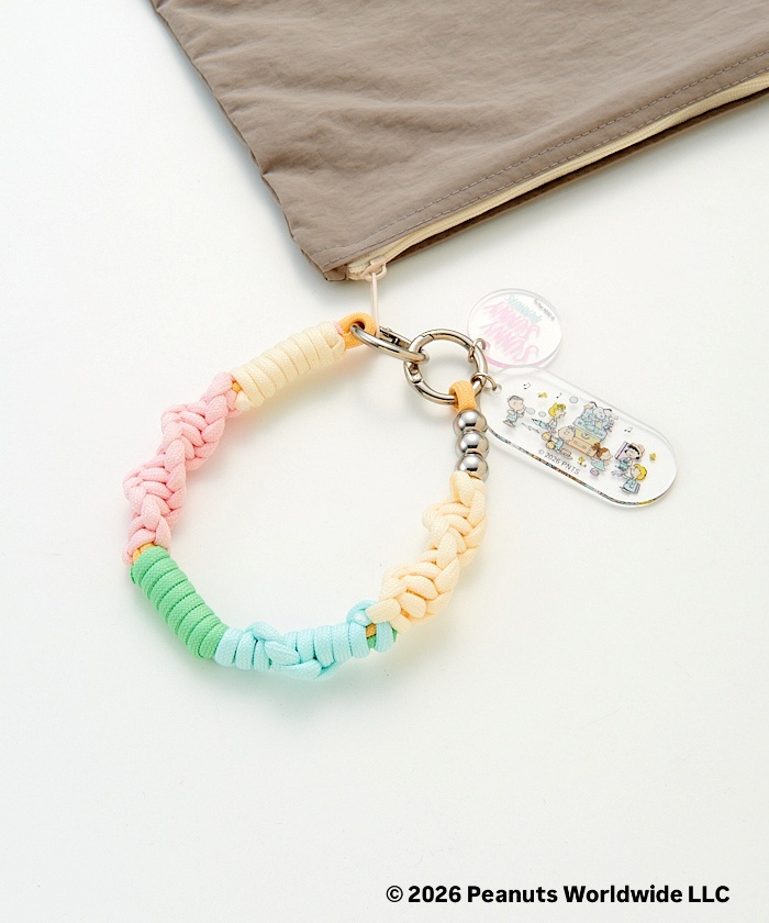 Umeda Snoopy Fest. 2026 Limited Edition- macaroni edge x Snoopy Phone Strap (Short)