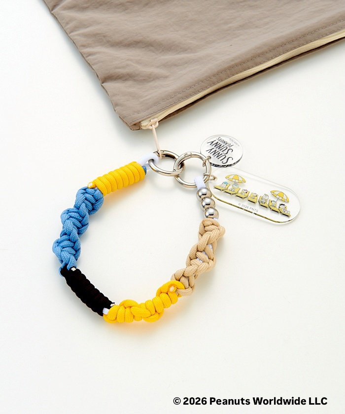 Umeda Snoopy Fest. 2026 Limited Edition- macaroni edge x Snoopy Phone Strap (Short)