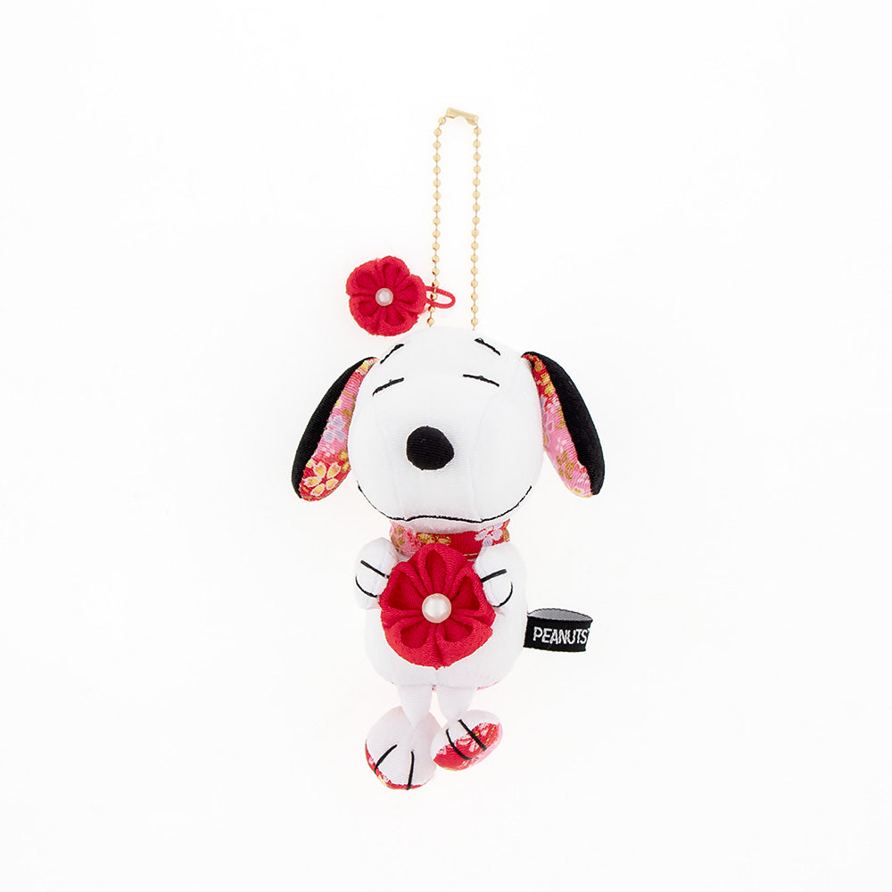 Snoopy Chaya Limited Japanese-style plush chain (Snoopy)