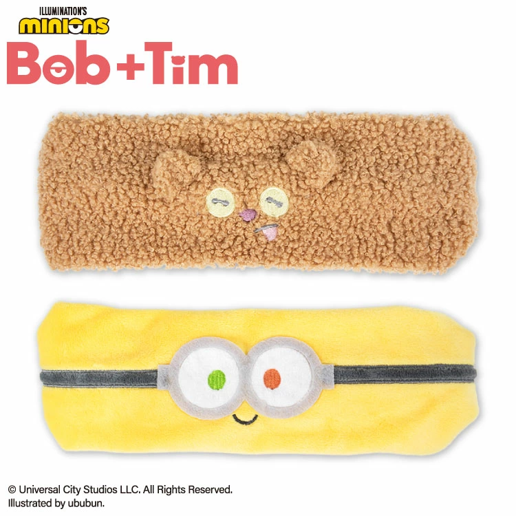 【訂貨】MINIONS Bob+Tim 洗臉髮帶