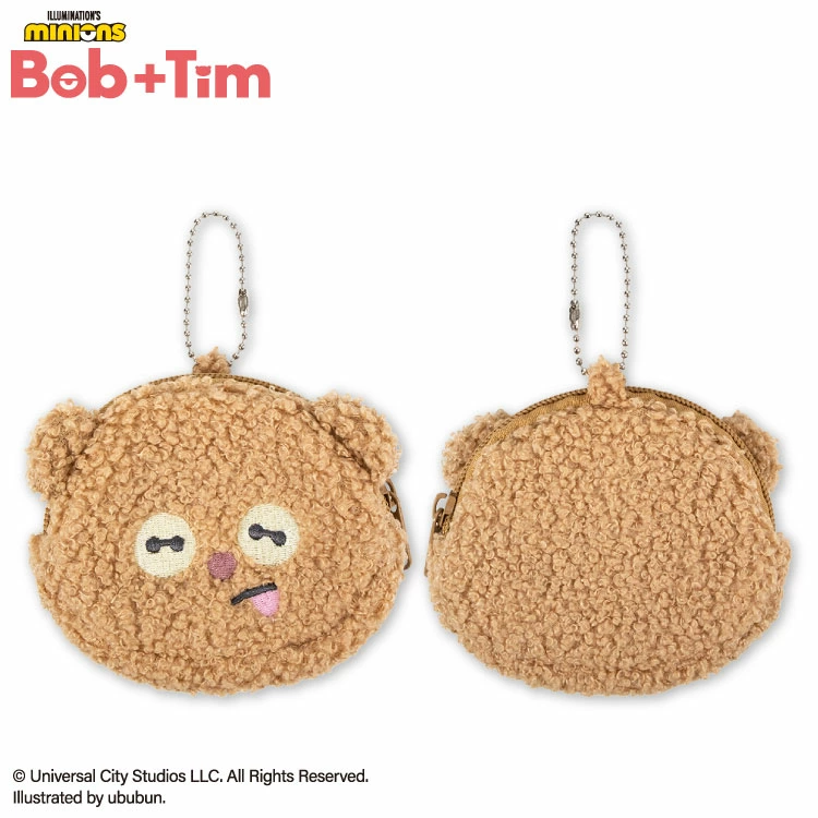 【訂貨】Minions Bob & Tim Die-Cut Pouch 散銀包 掛飾