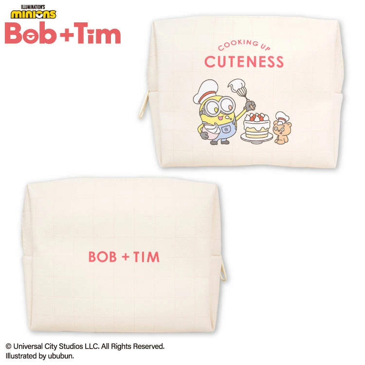 【訂貨】Minions Bob & Tim 化妝袋 / 小物收納包（Cooking Up Cuteness）