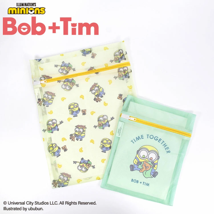 【訂貨】Minions Bob & Tim 洗衣袋（2pcs set）