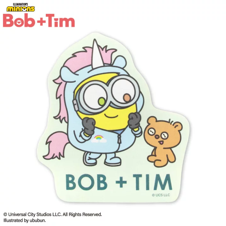 【訂貨】Minions Bob & Tim Die-Cut Sticker 貼紙