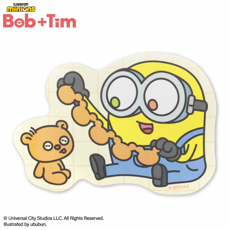 【訂貨】Minions Bob & Tim Die-Cut Sticker 貼紙