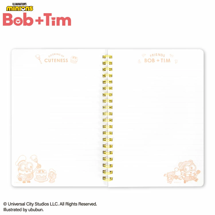【訂貨】MINIONS Bob+Tim 筆記簿 記事簿