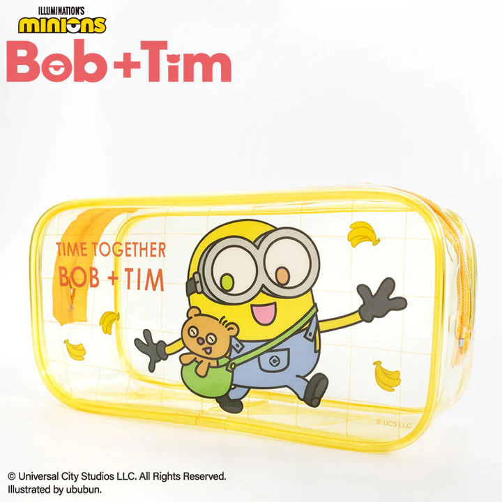 【訂貨】MINIONS Bob+Tim 透明筆袋