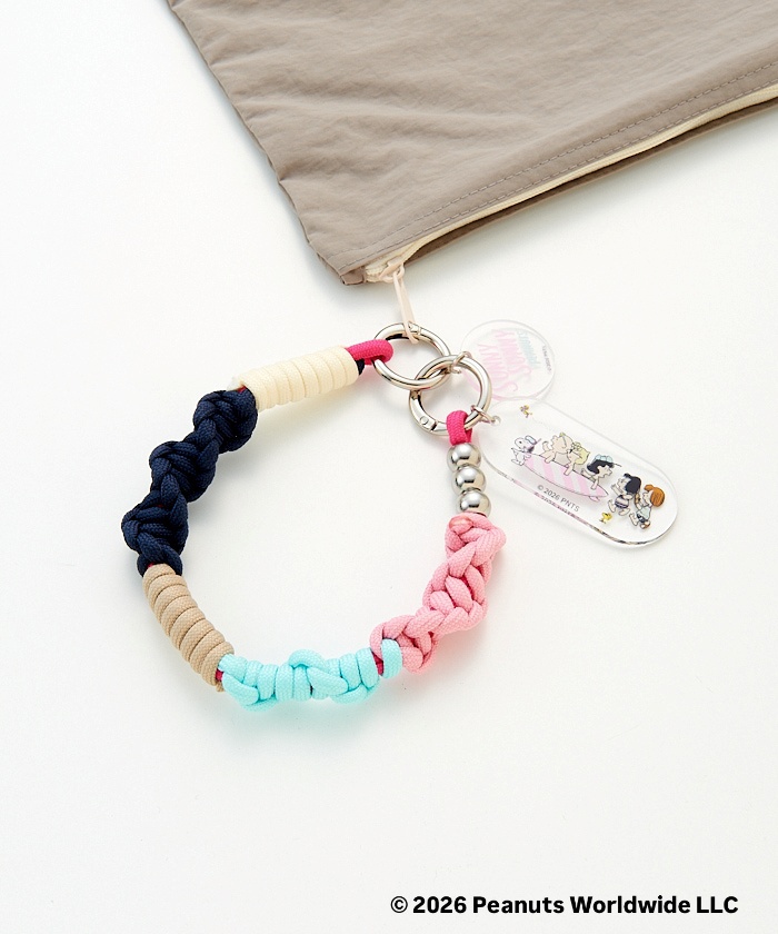 Umeda Snoopy Fest. 2026 Limited Edition- macaroni edge x Snoopy Phone Strap (Short)