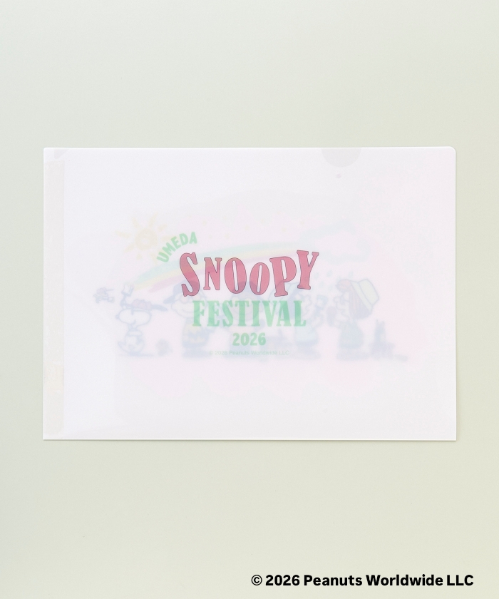 【預訂｜9月】Umeda Snoopy Fest. 2026 阪急展限定 - A4 File